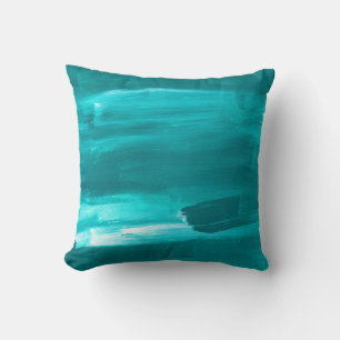 Aqua Paint Stroke Kussen