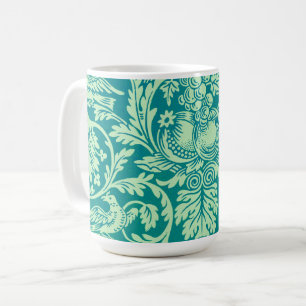 Aqua Pattern Art Mok Cup