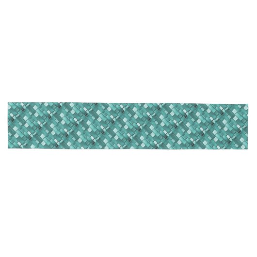 Aqua Pattern Table Runner Medium Tafelloper (Horizontaal)