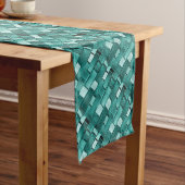 Aqua Pattern Table Runner Medium Tafelloper (Voorbeeld)