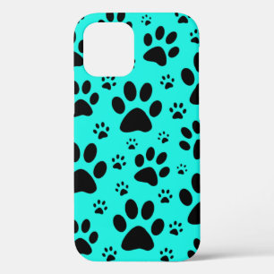 Aqua Paw-printtelefoondraagtas, in elke kleur! iPhone 12 Hoesje