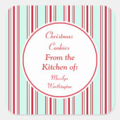 Aqua Peppermint Keuken Stickers (Voorkant)