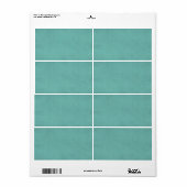  Aqua Perkament Antiek document achtergrond Etiket (Full Sheet)