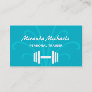 Aqua Personal Trainer Hantelel Visitekaartje