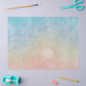 Aqua Pink Tie-kleurstof Tissuepapier (Craft)