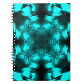Aqua Plasma Symmetrie Fractale Kunst Notitieboek