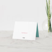 Aqua Preppy et Monogramme rouge (Dos)