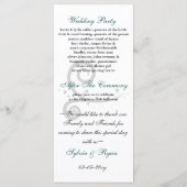 aqua programme de mariage (Dos)