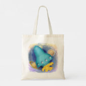 Aqua Raket Tote Bag (Achterkant)