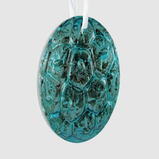  Aqua Rare Mercury Kerstbal Ornament (voorkant)