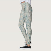 Aqua Renaissance Vine Leggings (Links)