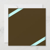 Aqua Ribbon Faire-part S4 (Dos)