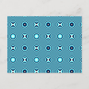 Aqua Rings Patroon Briefkaart
