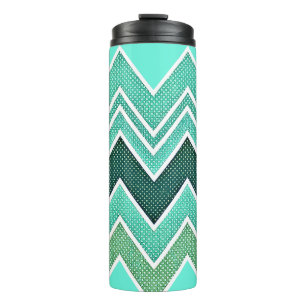 Aqua Rise Chevron Thermosbeker