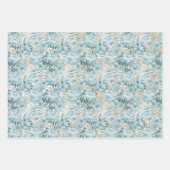 Aqua rose Feuille tropical (Devant 2)