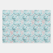 Aqua rose Feuille tropical (Devant)