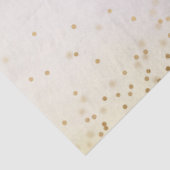 Aqua Roze Geel Goud Confetti Tissuepapier (Detail)