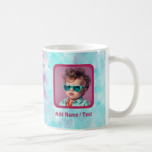 Aqua Roze Waterverf Wassen & foto Mok