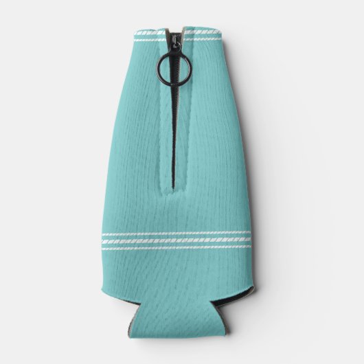 Aqua Rustic Oars Personalized Lake House Flesjeskoeler (Achterkant)