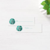 Aqua Sand Dollar Réception Table Cartes De Siège (Bureau)