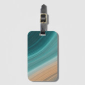 Aqua Sand Flow Bagagelabel (Voorkant (verticaal))