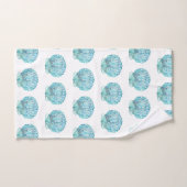 Aqua Seashell (Serviette à main)