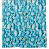 Aqua Shellscape Douchegordijn (Voorkant)