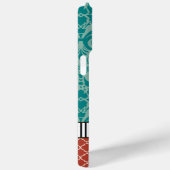 Aqua Sinaasappel Turquoise Marokkaanse gepersonali Case-Mate iPhone Case (Achterkant / Rechts)