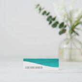 Aqua Slim Cartes de visite professionnels modernes (Debout devant)