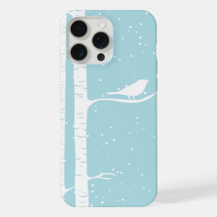 Aqua Snowy Birch Tree