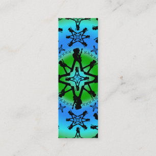 Aqua Solstice - Skinny Card Mini Visitekaartje