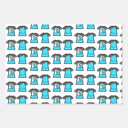 Aqua Spark Dancer Inpakpapier Vel (Voorkant 2)