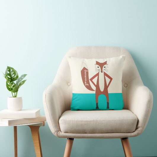 Aqua Specialized Stylized Fox Pillow Kussen (Stoel)