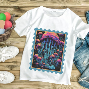 Aqua Spectacle: Reuze kleurrijke kwal T-shirt