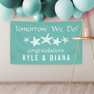 Aqua Starfish Aangepast Spandoek