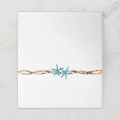 Aqua Starfish en Touw Trouwen (Buitenkant ongevouwen)