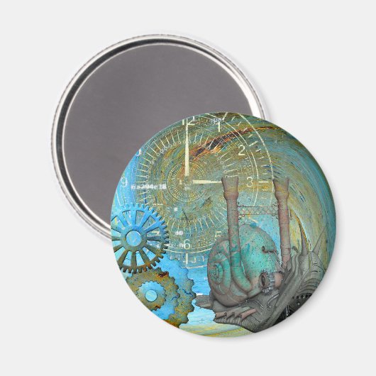 Aqua Steam Snagelreiziger Magneet (Voorkant / Achterkant)