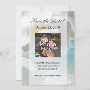 Aqua Strand Orchidee Save The Date