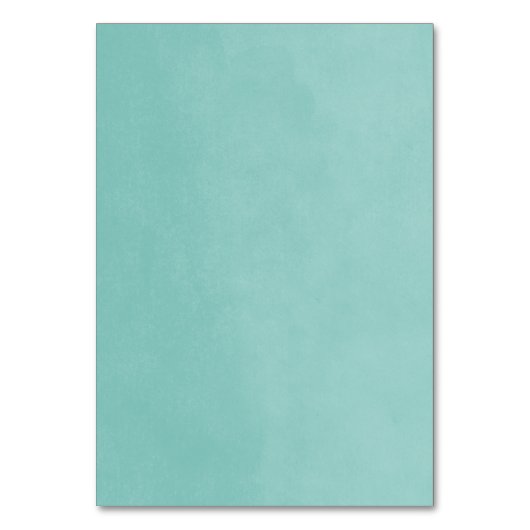 Aqua String Lights Trouwtafel Nummers Kaart (Achterkant)