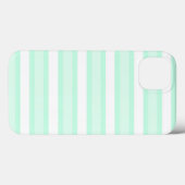 Aqua Stripe iPad-draagtas Case-Mate iPhone Case (Achterkant (horizontaal))