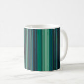 Aqua Stripes Koffiemok (Voorkant rechts)