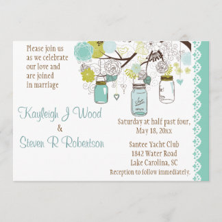 Aqua Summer's Dream Wedding Kaart