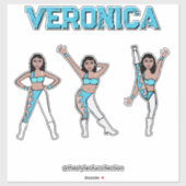 Aqua Swirl #2 Sticker (Vel)