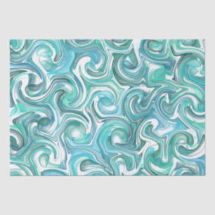 Aqua Swirl-weefselpapier Tissuepapier