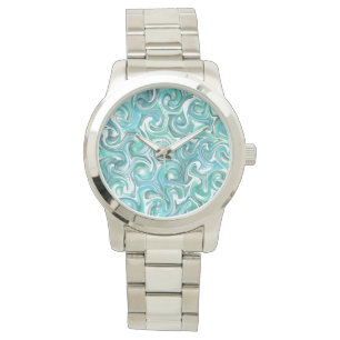 Aqua Swirl Women's Watch Horloge