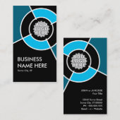 aqua target logo visitekaartje (Voorkant / Achterkant)