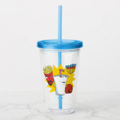 Aqua Teen Hunger Force Explosive Graphic Acryl Drinkbeker (Voorkant)