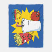 Aqua Teen Hunger Force Explosive Graphic Fleece Deken (Voorkant)