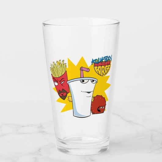 Aqua Teen Hunger Force Explosive Graphic Glas (Voorkant)