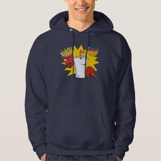 Aqua Teen Hunger Force Explosive Graphic Hoodie (Voorkant)